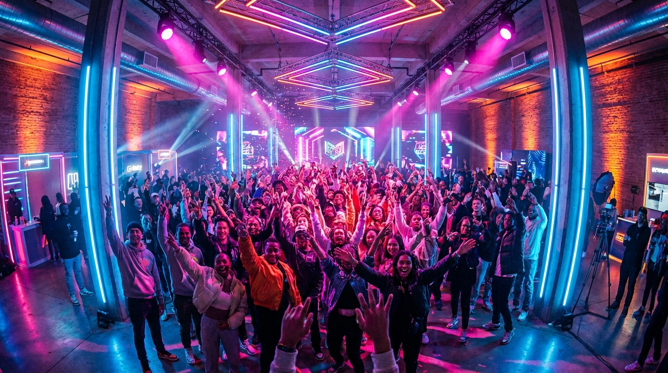 Experiential activation crowd